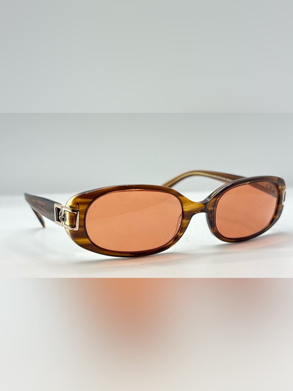 Celine Dion Eyes CD3766 Brown Oval Sunglasses Frames Only
